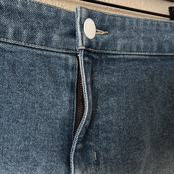 Lane Bryant Signature Fit Denim Boyfriend Midi Short Plus Size Patriotic Size 20 - Picture 3 of 8